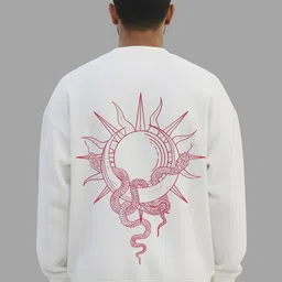 TheBTclub Men Printed Round Neck Long Sleeves Sweatshirt-image-19