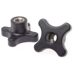 RS PRO Black 4-Arm Clamping Knob M10 Threaded Through Hole, 7027765-picture-39