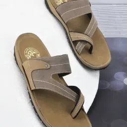 Woodland Men's Brown Toe Ring Sandals-picture-41
