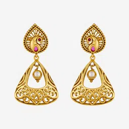 Kushal's Fashion Jewellery Classic Drop Earrings-picture-34