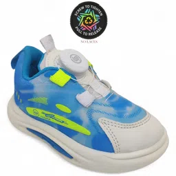 Lil Lollipop Abstract Designed Swivel Lock Shoes - Blue-picture-26