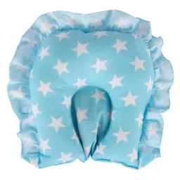 Mittenbooty Cotton U-shaped Rai Pillow Star Print - Blue image 2