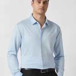 Van Heusen Slim Fit Spread Collar Pure Cotton Formal Shirt-picture-32