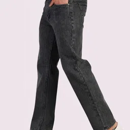 BAESD Men Comfort Regular Fit Mid-Rise Light Fade Stretchable Jeans image 4