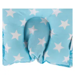 Mittenbooty Cotton U-shaped Rai Pillow Star Print - Blue image 4