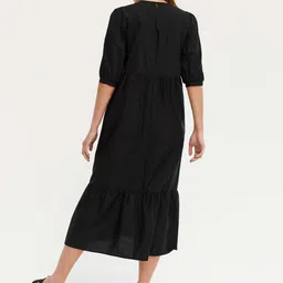 Krunal Raiyani Women Fit & Flare Midi Dress image 2