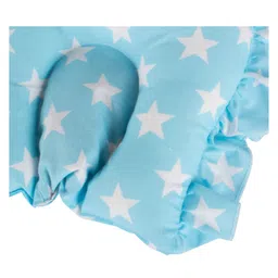 Mittenbooty Cotton U-shaped Rai Pillow Star Print - Blue image 5