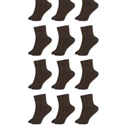 MUKHAKSH Unisex Brown Socks-picture-23