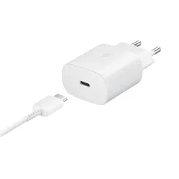 Samsung 25W Super Fast Charging Travel Adapter, USB-C (EP-TA800NWEGIN, White) image 5