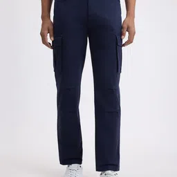 Pepe Jeans Men Straight Fit Mid-Rise Cargos Trousers-picture-42
