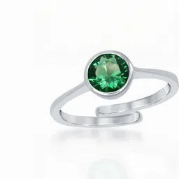 RAVIOUR LIFESTYLE Green Alloy Pearls Finger Ring-picture-17