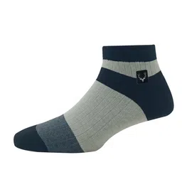 Allen Solly Men Pack Of 3 Colourblocked Cotton Ankle-Length Socks image 3