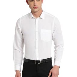 Turtle Feather White Slim Fit Shirt-picture-48