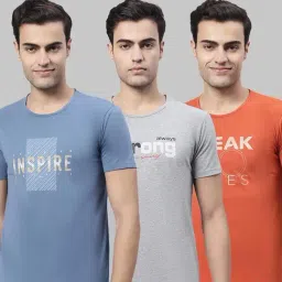 Vimal Jonney Multi Cotton Regular Fit Printed T-Shirt - Pack of 3-picture-25