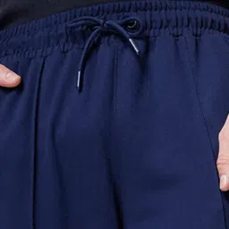 Bewakoof Men's Blue The Flintstones Graphic Printed Oversized Jogger image 4