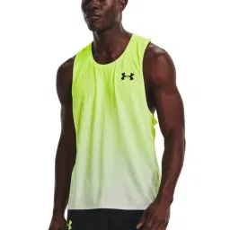 Under Armour Green Slim Fit Self Pattern Tank Tee-image-22