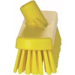 VIKAN Broom Yellow With Polyester, Polypropylene & Stainless Steel Bristles for Deck washer brush, 70606 image 3
