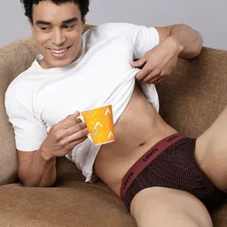 Levis Pack Of 2 Printed Mid-Rise Basic Briefs Style#021-PRT-BRF-P2, BLHRNB image 5