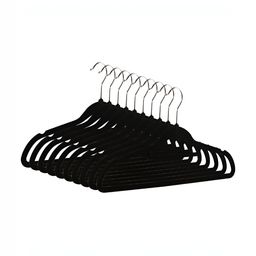 Myntra Elegant Homes 10-Pcs Black ClothesHangers-picture-15