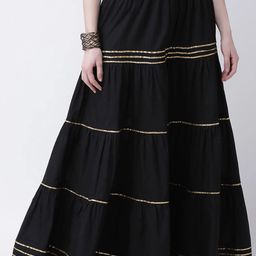 SRISARAS Women Ethnic Wide Leg Palazzos-picture-33