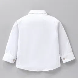 Robo Fry Full Sleeves Solid Party Suit With Cap - Beige image 3