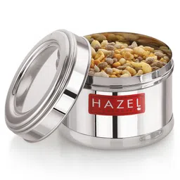 HAZEL Masala Box for Kitchen with Airtight Lid Stainless Steel  - Silver image 5
