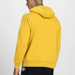 veirdo Men Full Sleeve Solid Hooded Sweatshirt image 2