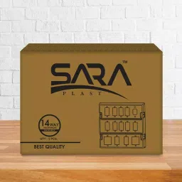 SARA 14 Way Multipurpose Gang Box White, 14W-MP image 2