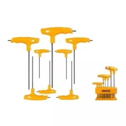 Ingco T-Handle Hex Wrench Set, HHKT80818 (Set of 8 Pcs)-picture-2