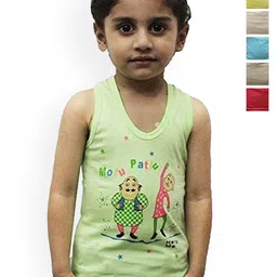 NEW TRINATH HOSIERY Boys Pack Of 6 Printed Pure Cotton Tank Innerwear Vests-picture-38