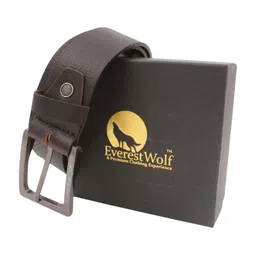 Everestwolf Men Textured Leather Formal Belt-picture-38