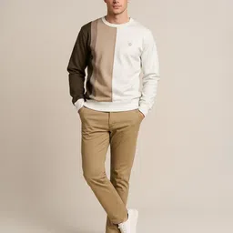 Octave Men Colourblocked Sweatshirt-picture-38