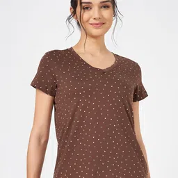 Dreamz by Pantaloons Printed Pure Cotton Lounge T-Shirt-image-58