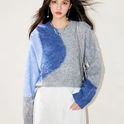 JC Collection Women Colourblocked Pullover-picture-40