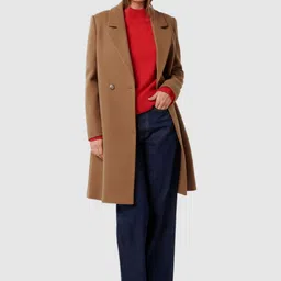 Forever New Women Double Breasted Overcoat image 5