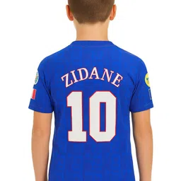 dostitch Boys Typography Printed Dri-FIT Round Neck Short Sleeves Football Sports Tshirts-picture-24