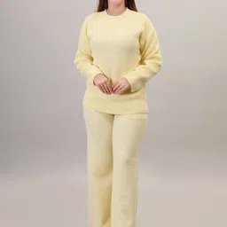 Camey Pure Wool Sweater With Palazzo Co-Ords-picture-24