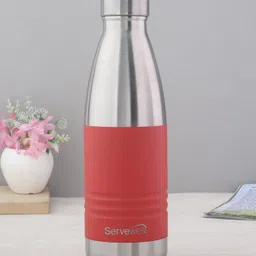 Servewell Indus Pro Vacuum Stainless Bottle Red - 500 ml-picture-11