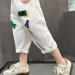 StyleCast x Revolte Boys Solid Mid-Rise Distressed Shorts image 5