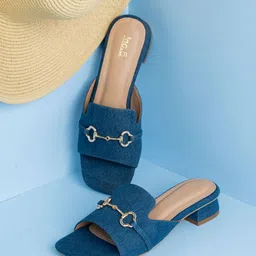 Inc 5 Women Open Toe Block Heel Mules-image-53