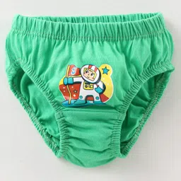 Simply Sinker Astronaut Print Briefs Pack Of 7 - Blue Orange & Yellow image 4