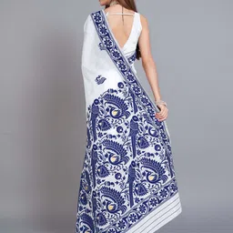 NIWAA Ethnic Motifs Woven Design Jamdani Saree image 3