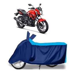 Auto Pearl Two Wheeler Cover for Hero Xtreme 200R - Cyan, Blue-picture-44