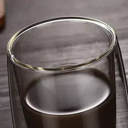 TASKHOUSE Transparent 2 Pieces Glass Heat Resistant and Durable Mugs image 2