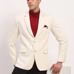 Global Republic Notched Lapel Single-Breasted Blazers image 3