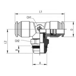 RS PRO Push-in Fitting Push In 12 mm to Push In 12 mm Threaded-to-Tube, 1977790 (Bag of 10 pcs) image 2