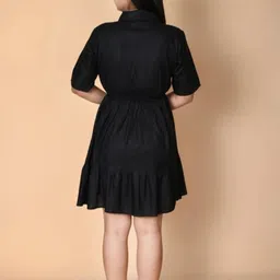 FairyTeller Shirt Collar Fit & Flare Dress image 3