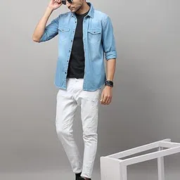 18 Plus Men Opaque Casual Shirt-picture-17