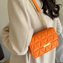 CORSICA Women Orange PU Handbags image 5