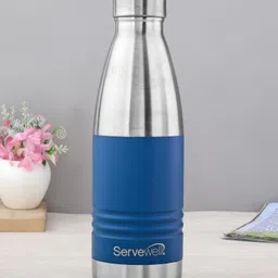 Servewell Indus Pro Vacuum Stainless Bottle Blue & Silver - 500 ml-picture-14